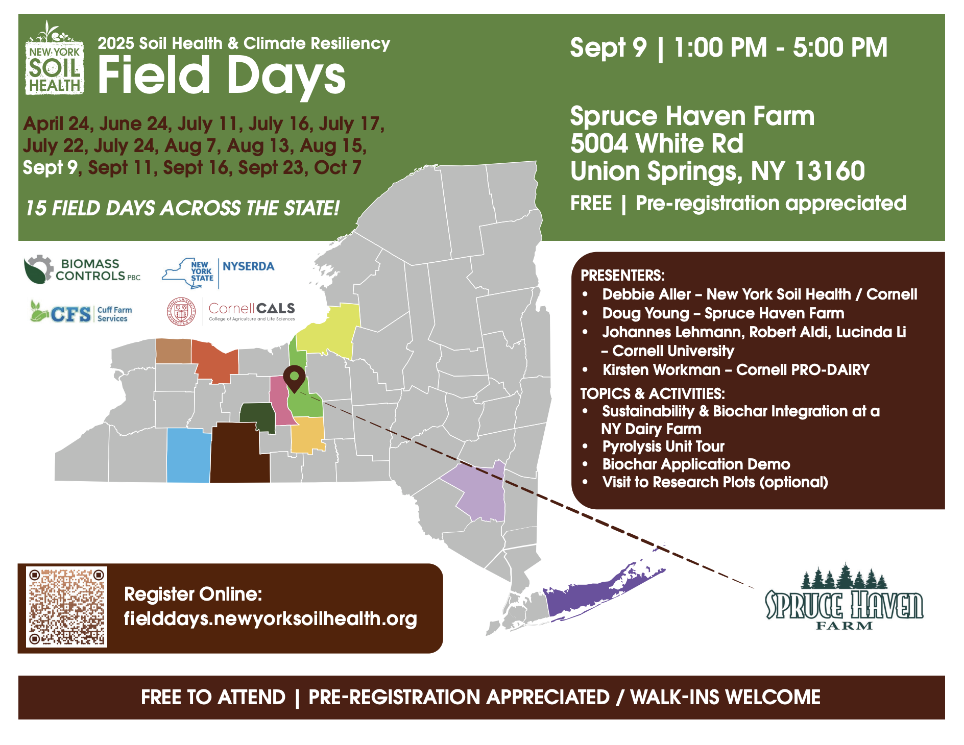 Field Days: Biochar, Cover Crops, and Urban Agriculture
